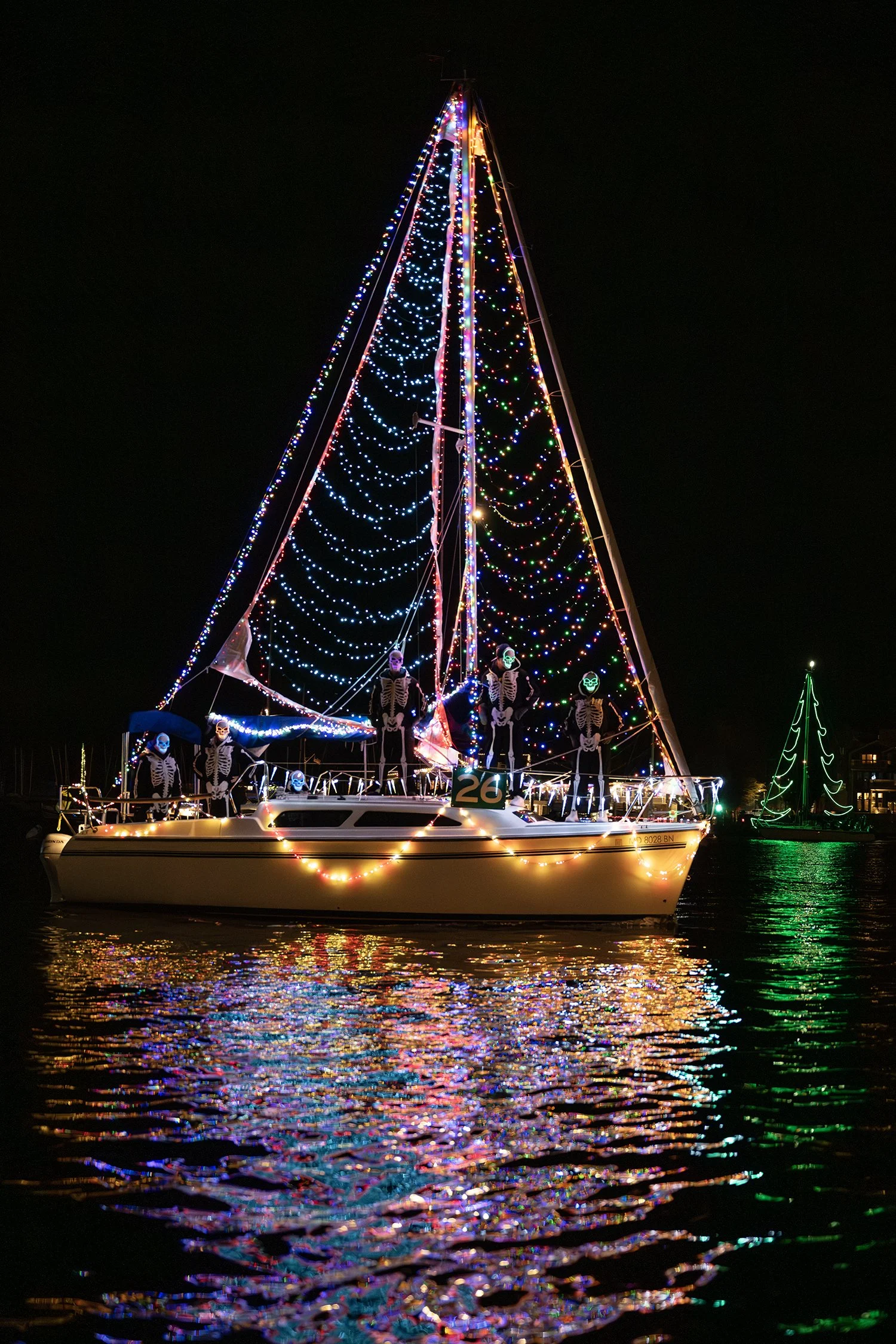 vintageラグ カーペット 灯台 ヨット 海 ライトハウス 風景 1158 Photographing the Eastport Yacht Club Lights parade — Jay Fleming